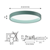 Louis Poulsen Lp Circle Semi Recessed ⌀260 Ceiling Lamp