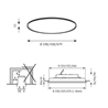 Louis Poulsen Lp Slim Round Recessed ⌀680 Ceiling Lamp