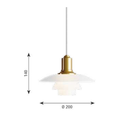 Louis Poulsen Ph 2/1 Pendant Pendant Lamp