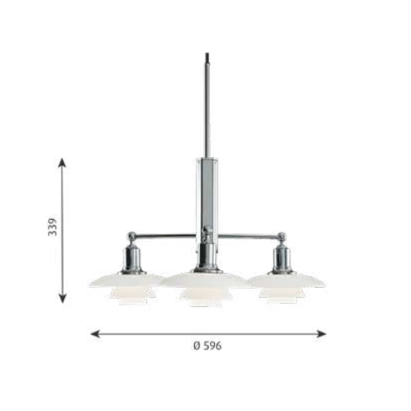Louis Poulsen Ph 2/1 Stem Fitting Hängelampe