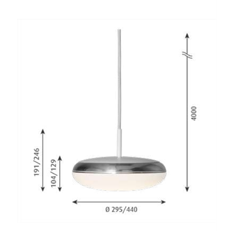 Louis Poulsen Silverback Suspended ⌀295 Pendant Lamp