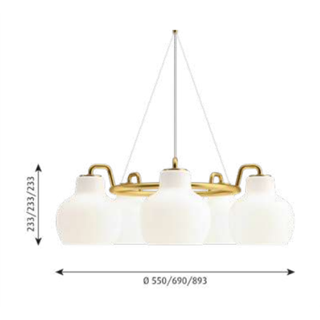 Louis Poulsen Vl Ring Crown 7 Pendant Lamp