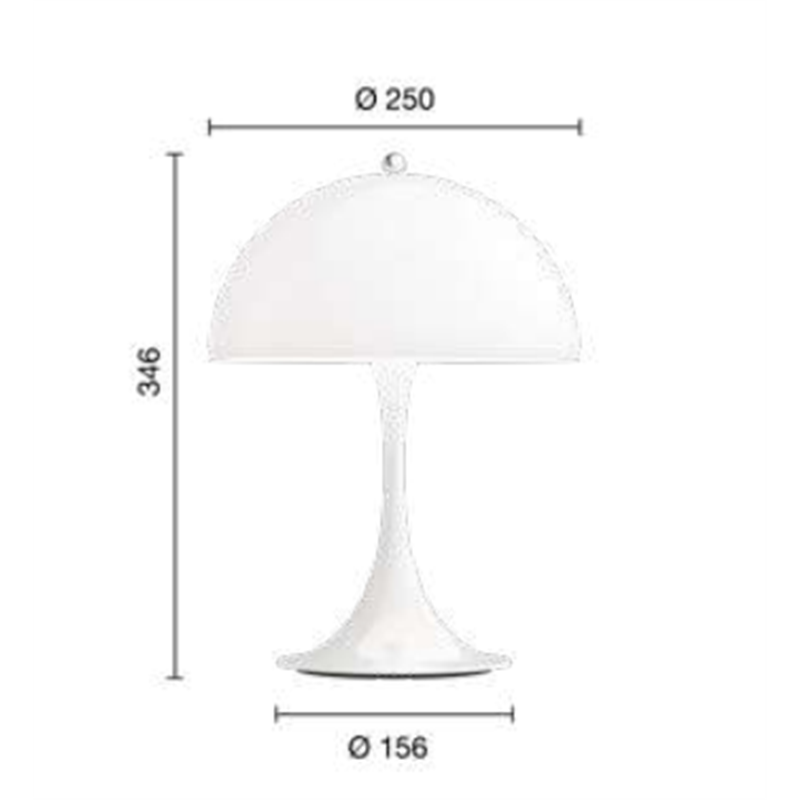 Louis Poulsen Panthella 250 Portable Tischlampe