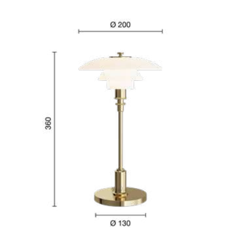 Louis Poulsen Ph 2/1 Portable Tischlampe