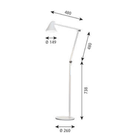 Louis Poulsen Njp Floor Floor Lamp