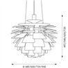 Louis Poulsen Ph Artichoke ⌀720 Pendant Lamp