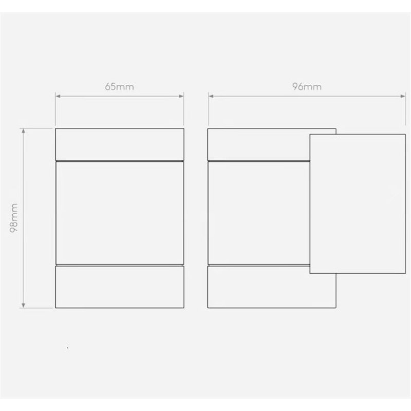 Astro Dartmouth Single Gu10 Wandlampe