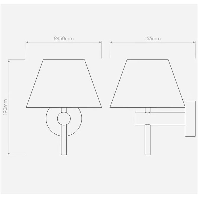 Astro Roma Wandlampe