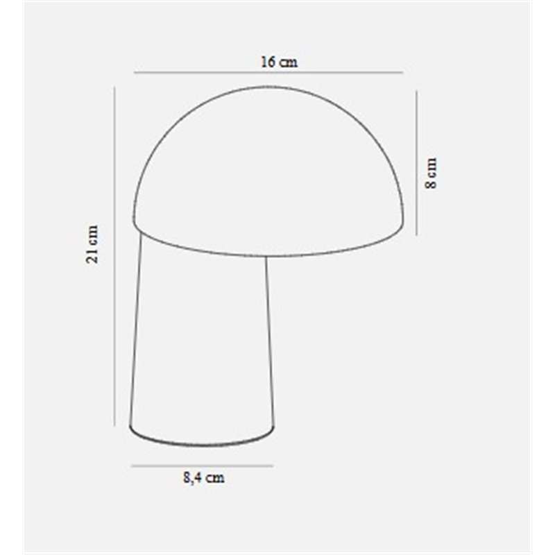 DFTP Faye 16 3-Step Dim Rechargeable Tischlampe