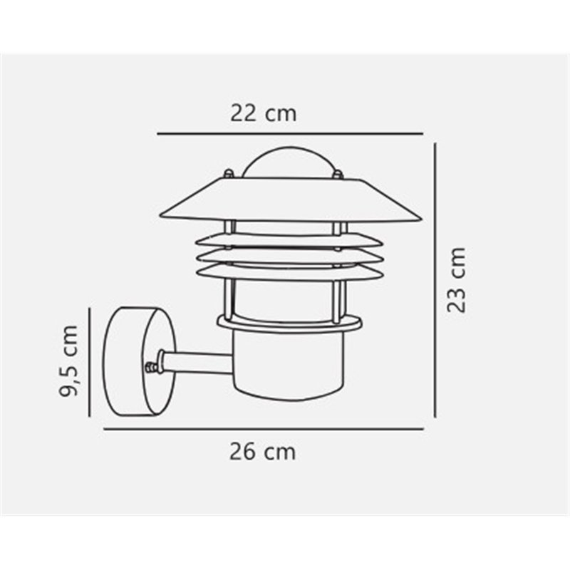 Nordlux Vejers [IP54] Wandlampe - Outdoor