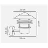 Nordlux Vejers [IP54] Wandlampe - Outdoor