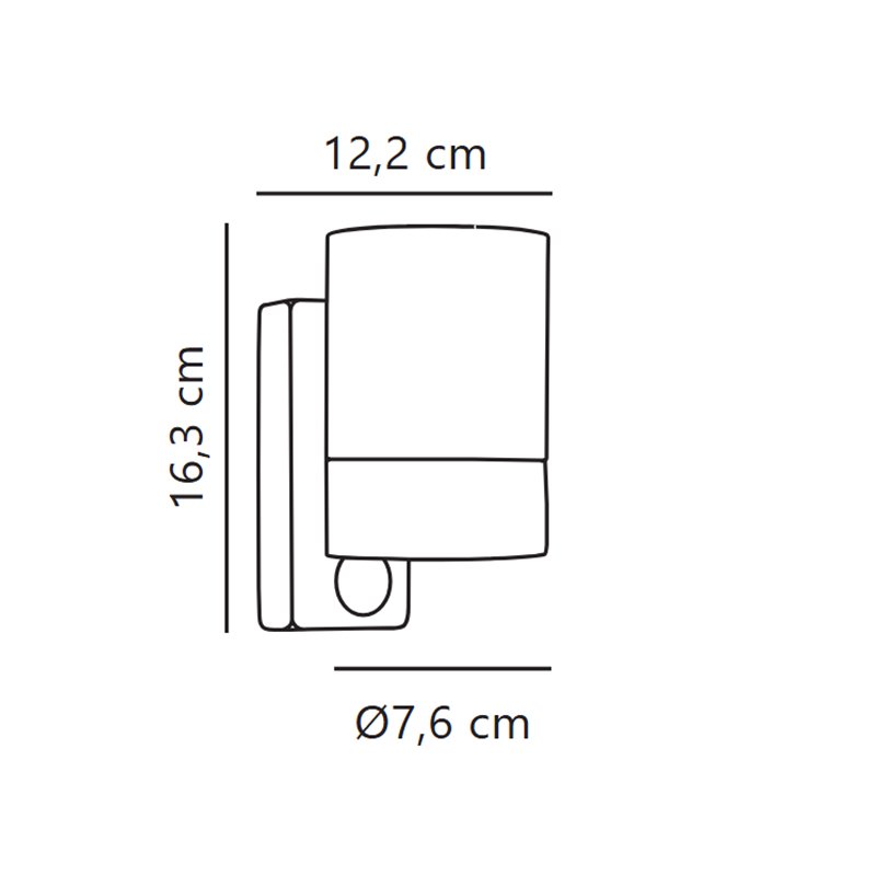 Nordlux Tin Maxi Down [IP54] Wandlampe - Outdoor