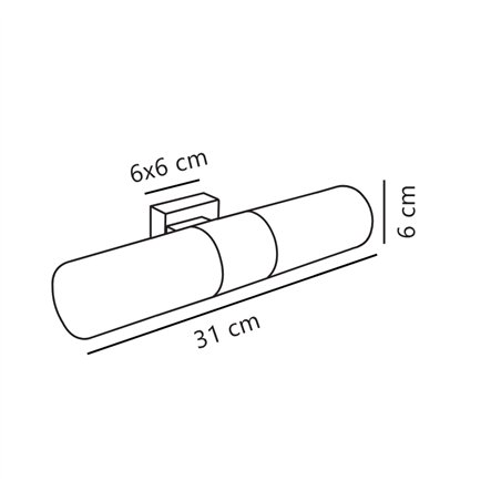 Nordlux Tangens 31 [IP44] wall lamp