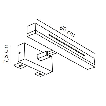Nordlux Otis 60 [IP44] 2-step wall lamp