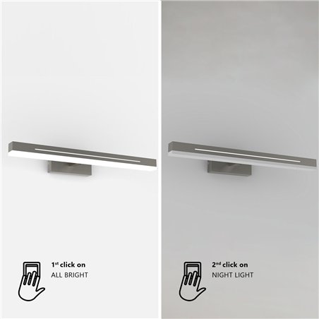 Nordlux Otis 60 [IP44] 2-step wall lamp