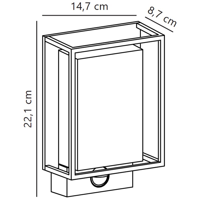 Nordlux Nestor sensor [IP44] Wandlampe - Outdoor