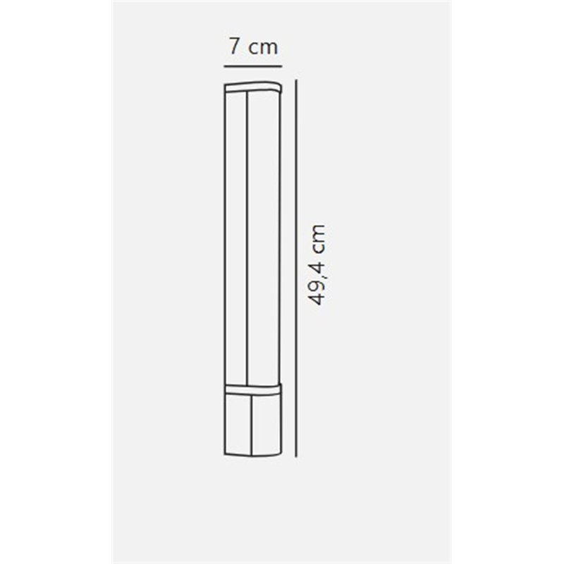 Nordlux Malaika 49 [IP44] Incl. Socket Wandlampe