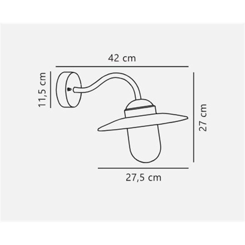 Nordlux Luxembourg Sensor [IP54] Wandlampe - Outdoor