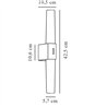 Nordlux Helva Double Basic [IP44] Wandlampe