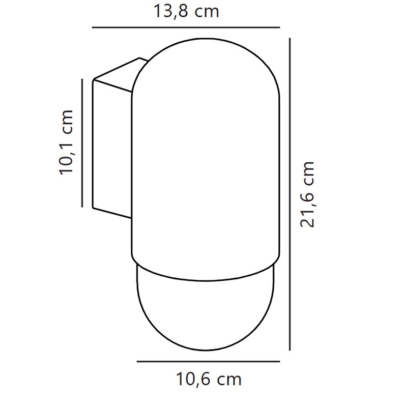Nordlux Heka [IP44] Wandlampe - Outdoor