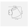 Nordlux Aleria 14 [IP44] Wandlampe - Outdoor