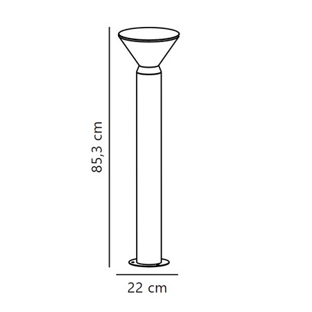 Nordlux Noorstad 85 [IP44] garden lamp - Outdoor
