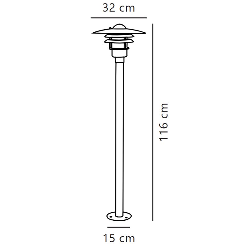 Nordlux Lønstrup 32 [IP44] Pollerleuchte - Outdoor