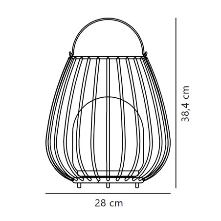 Nordlux Jim To Go [IP54] 3-step-Dim Battery table lamp - Outdoor