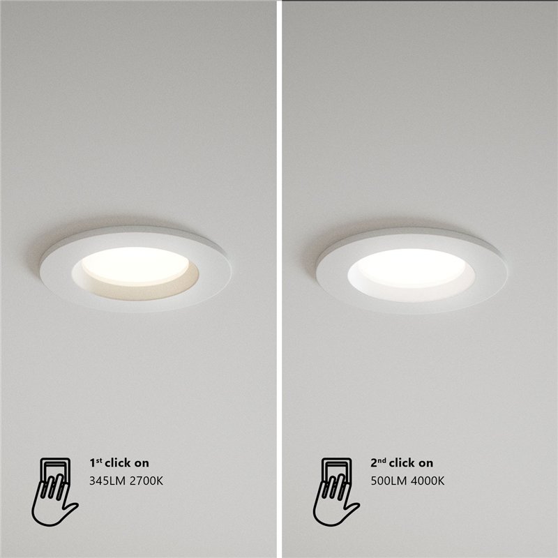 Nordlux Tiaki [IP65] 2-Step 2700/4000K Einbauspot