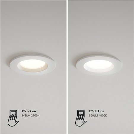 Nordlux Tiaki [IP65] 2-Step 2700/4000K recessed spot