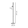 Nordlux Omari 3 Touch Dim - 2 floor lamp
