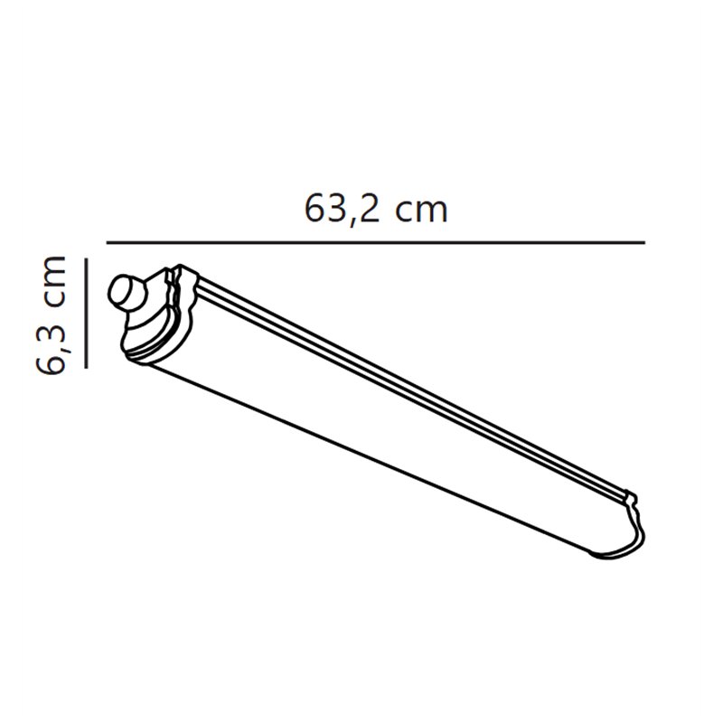 Nordlux Oakland 60 [IP65] Deckenlampe