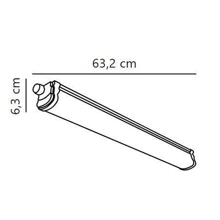 Nordlux Oakland 60 [IP65] ceiling lamp