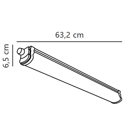 Nordlux Oakland 60 [IP65] ceiling lamp