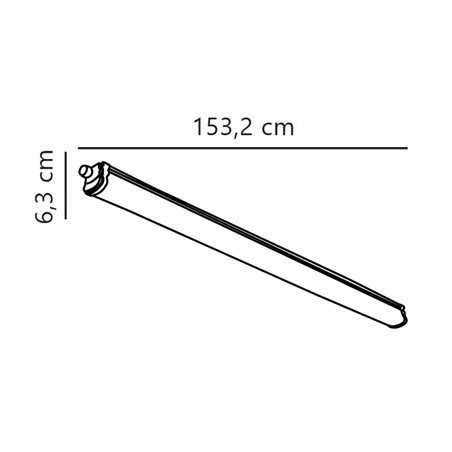 Nordlux Oakland 150 [IP65] ceiling lamp