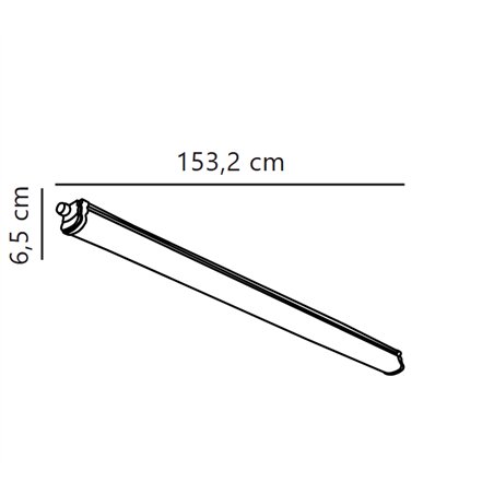 Nordlux Oakland 150 [IP65] ceiling lamp