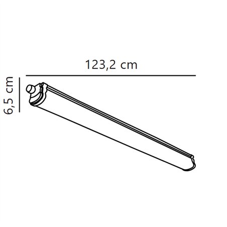 Nordlux Oakland 120 [IP65] ceiling lamp