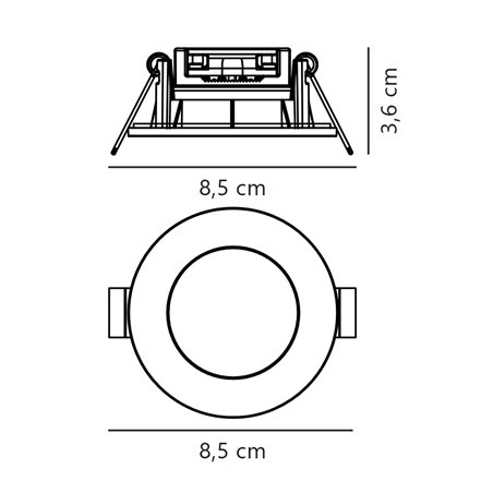 Nordlux Leonis [IP65] 1-Kit recessed spot