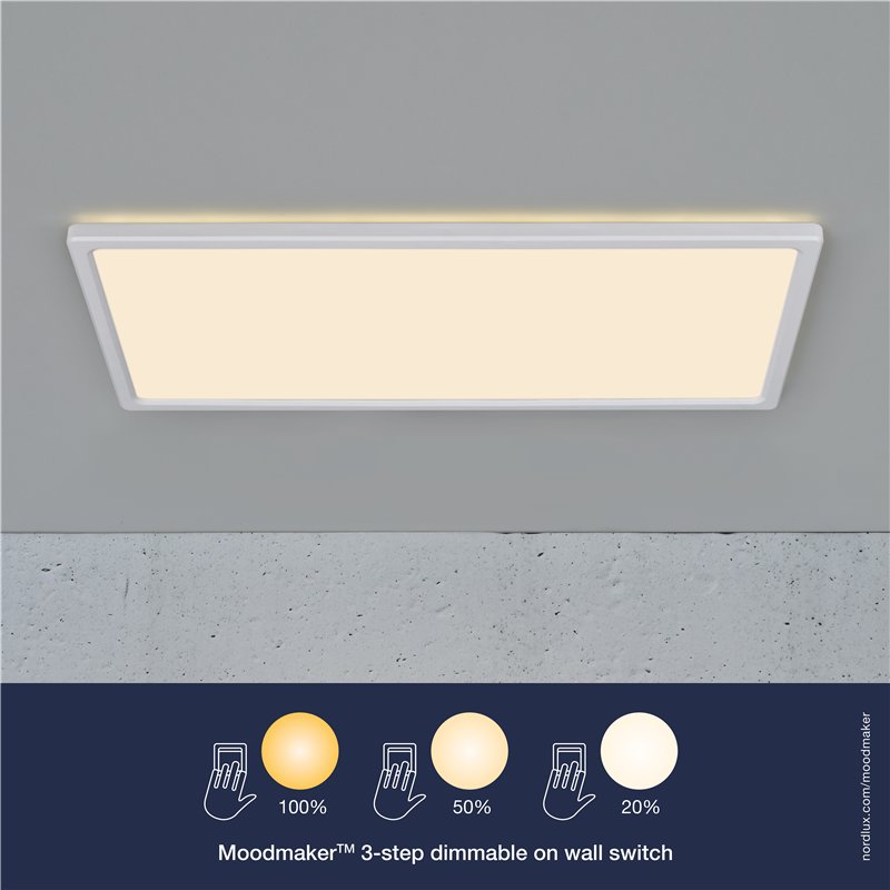 Nordlux Harlow 60x30 [IP54] 3-step-Dim Deckenlampe