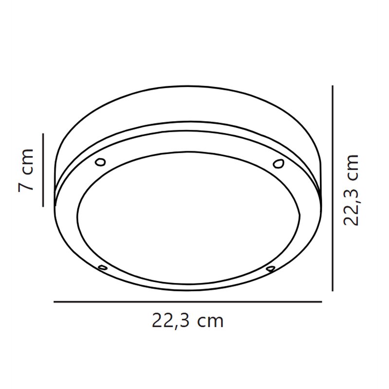 Nordlux Desi 22 [IP44] Deckenlampe - Outdoor