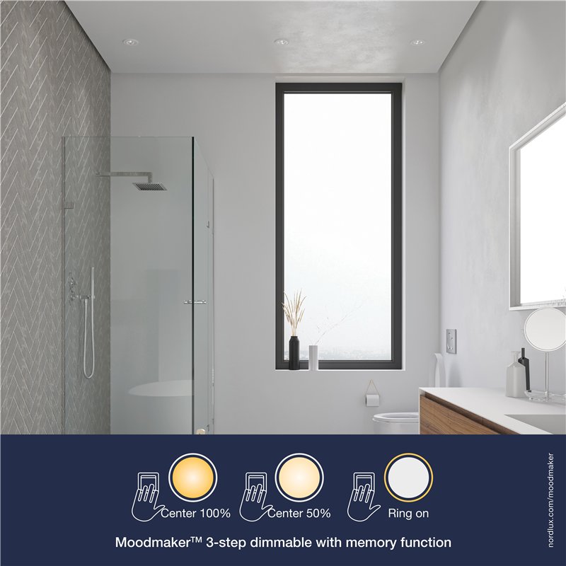 Nordlux Alec [IP44] 3-step Einbauspot