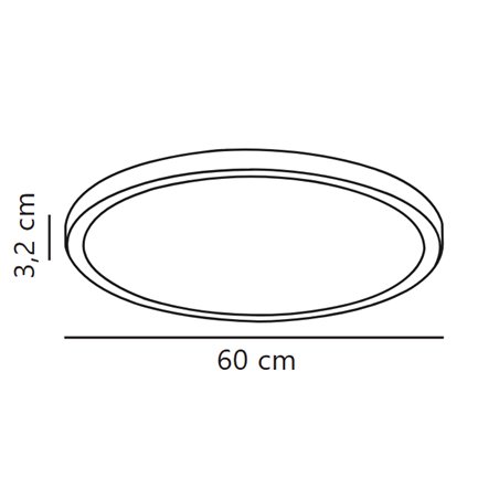 Nordlux Oja 60 3-step Dim ceiling lamp