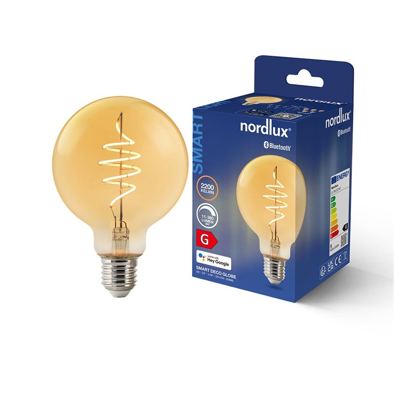 Nordlux G95 Smart Filament Gold Deco Spirale