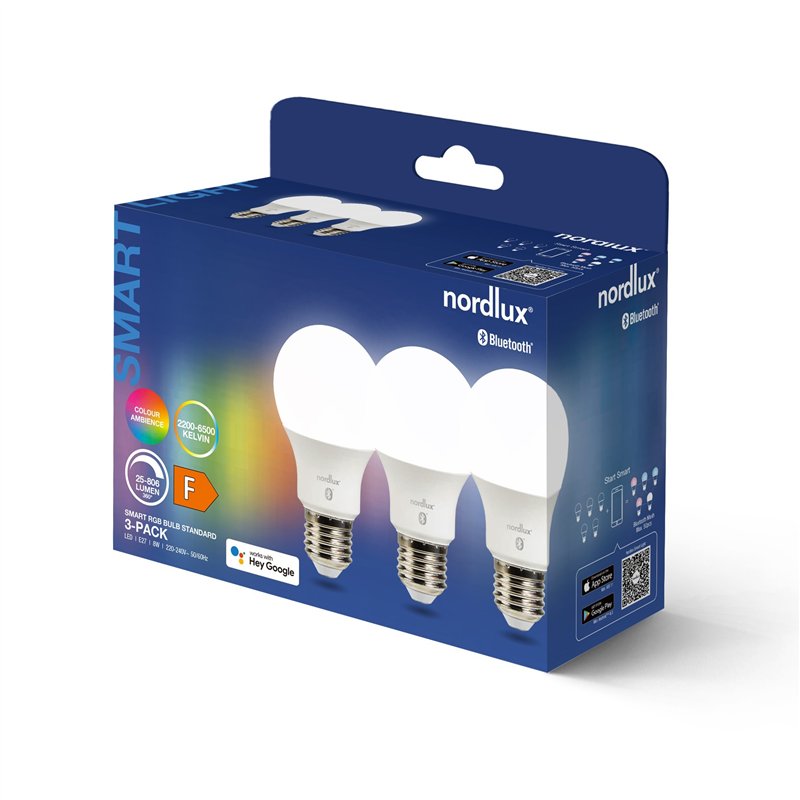 Nordlux A60 Smart RGB E27 - 3 Pack