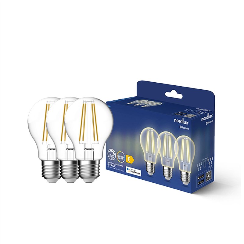 Nordlux A60 Smart Filament 4,7W/650lm - 3 Pack