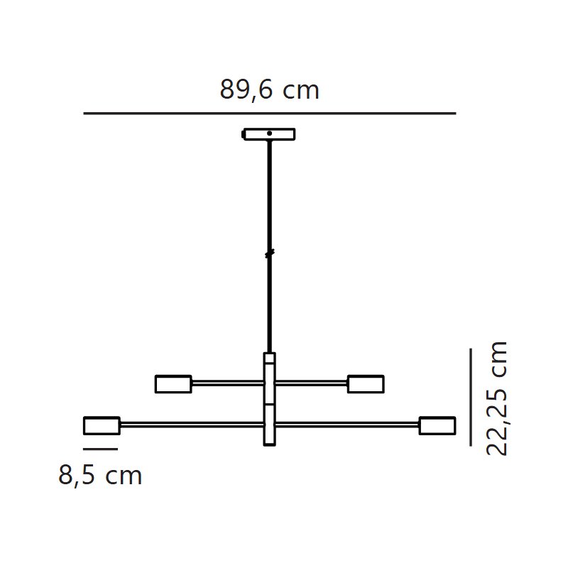 Nordlux Clyde 8 3-step Dim - 4 Hängelampe