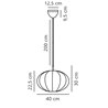 Nordlux Aeron 40 suspension lamp