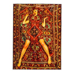 SELETTI Toiletpaper Rug  - Lady on carpet