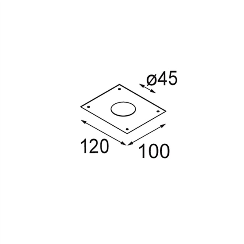 Modular Gypkit 100x120-Ø45