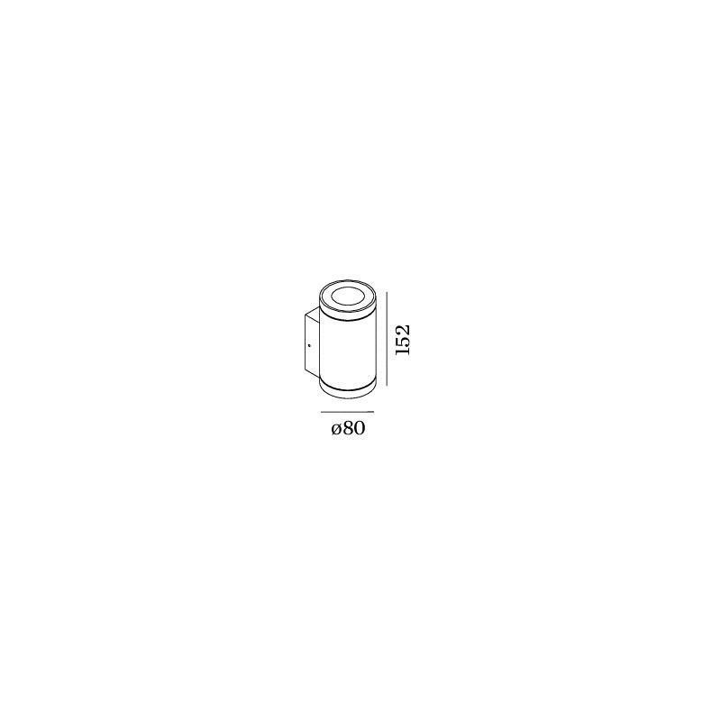 Wever & Ducré TUBE WALL 2.0 LED phase-cut dim Wandlampe